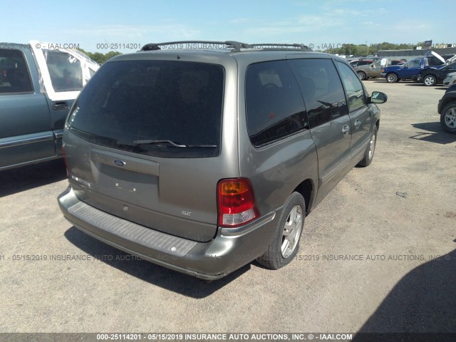 2FMZA52492BA07480 - 2002 FORD WINDSTAR SE GREEN photo 4