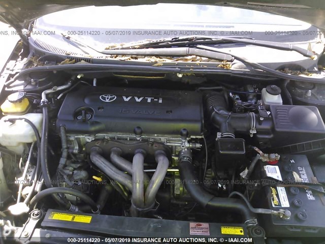 JTKDE167X80245342 - 2008 TOYOTA SCION TC შავი ფოტო 10