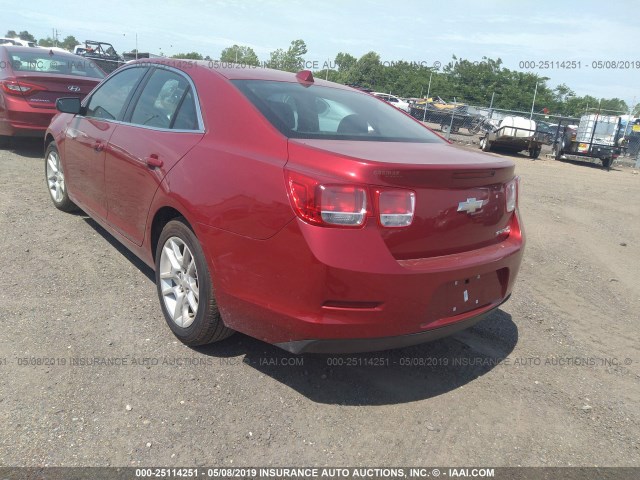 1G11F5RR9DF103673 - 2013 CHEVROLET MALIBU 2LT RED photo 3