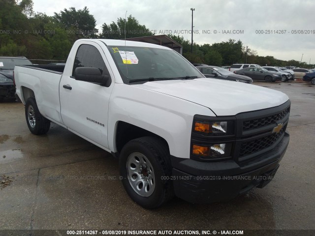 1GCNCPEH4EZ292369 - 2014 CHEVROLET SILVERADO C1500 WHITE photo 1