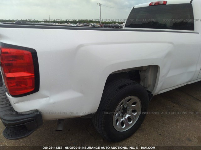 1GCNCPEH4EZ292369 - 2014 CHEVROLET SILVERADO C1500 WHITE photo 6