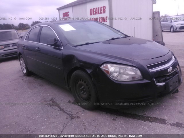 1G1ZB5E05CF109295 - 2012 CHEVROLET MALIBU LS BLACK photo 1