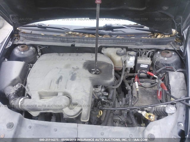 1G1ZB5E05CF109295 - 2012 CHEVROLET MALIBU LS BLACK photo 10