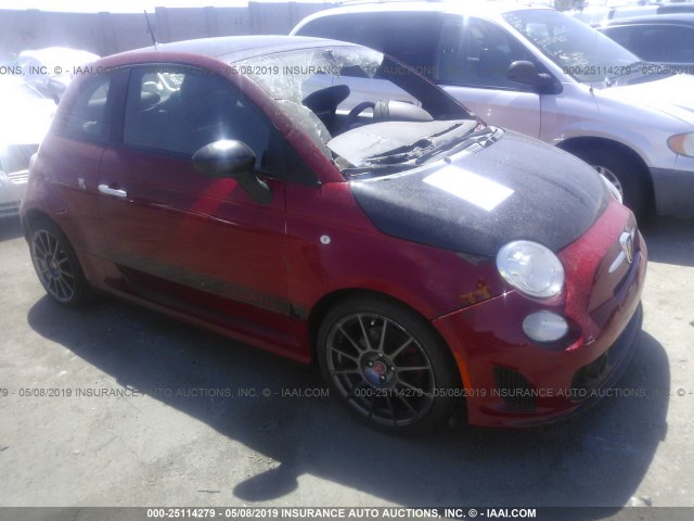 3C3CFFFH5DT753161 - 2013 FIAT 500 RED photo 1