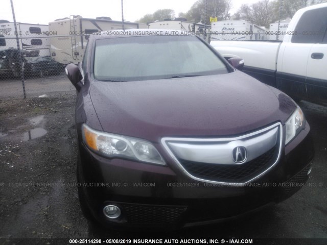 5J8TB3H55FL007589 - 2015 ACURA RDX TECHNOLOGY MAROON photo 6