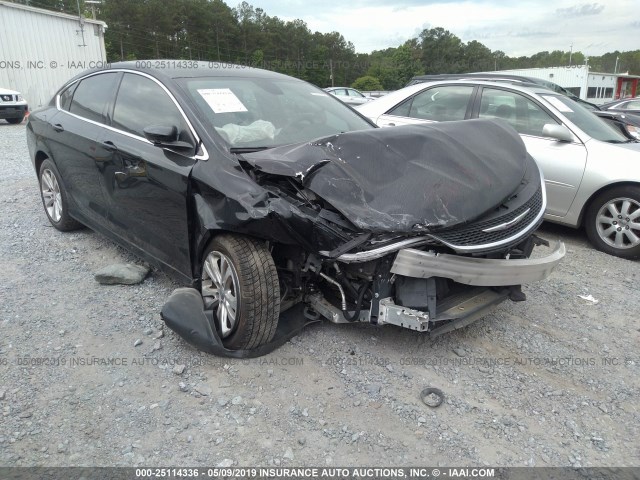 1C3CCCAB6GN156650 - 2016 CHRYSLER 200 LIMITED BLACK photo 1