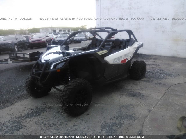 3JBVGAW24HK000266 - 2017 CAN-AM MAVERICK X3 TURBO R WHITE photo 2