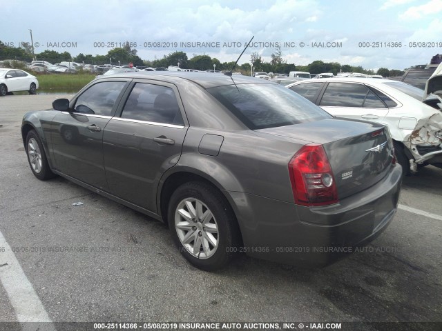 2C3KA43R48H146128 - 2008 CHRYSLER 300 LX GRAY photo 3