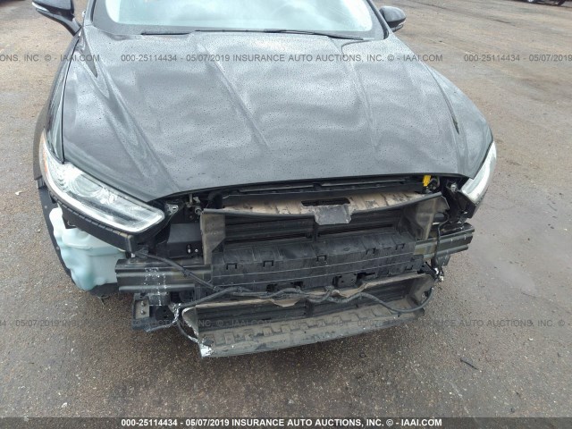 3FA6P0K93DR142226 - 2013 FORD FUSION TITANIUM BLACK photo 6