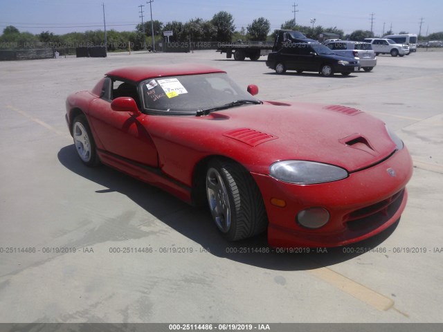 1B3ER65EX1V704926 - 2001 DODGE VIPER RT-10 RED photo 1