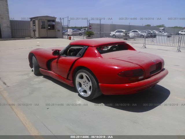 1B3ER65EX1V704926 - 2001 DODGE VIPER RT-10 RED photo 3