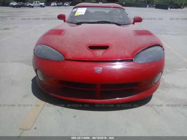 1B3ER65EX1V704926 - 2001 DODGE VIPER RT-10 RED photo 6