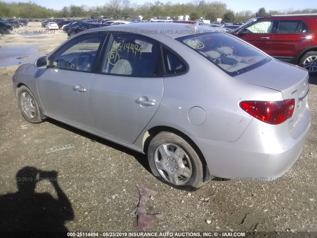 KMHDU4ADXAU904510 - 2010 HYUNDAI ELANTRA SILVER photo 3