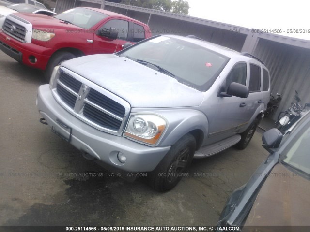 1D8HB58D24F120565 - 2004 DODGE DURANGO LIMITED SILVER photo 2