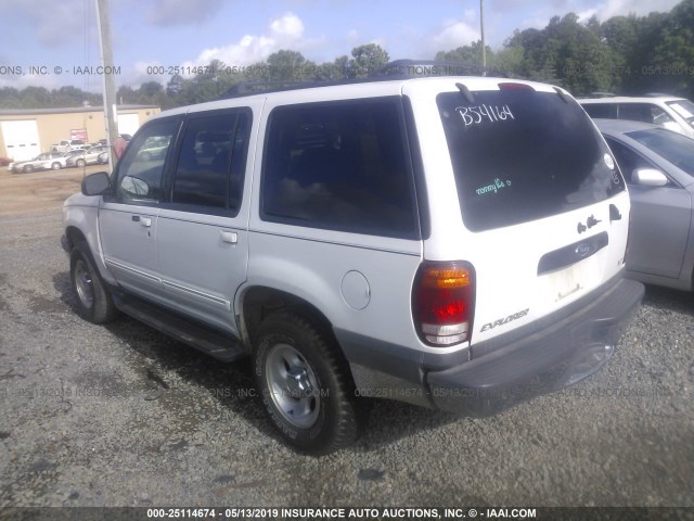 1FMZU63E7YZB54164 - 2000 FORD EXPLORER XLT WHITE photo 3