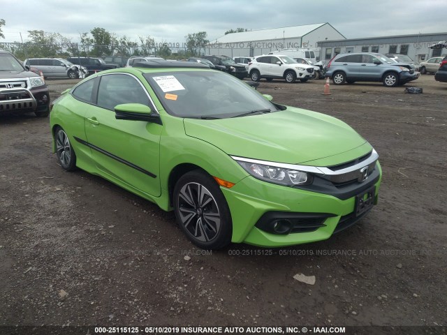 2HGFC3B75GH355721 - 2016 HONDA CIVIC EXL GREEN photo 1