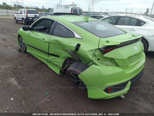 2HGFC3B75GH355721 - 2016 HONDA CIVIC EXL GREEN photo 6