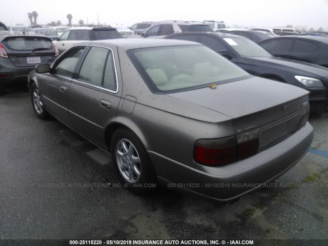 1G6KY5499XU906662 - 1999 CADILLAC SEVILLE STS BEIGE photo 3