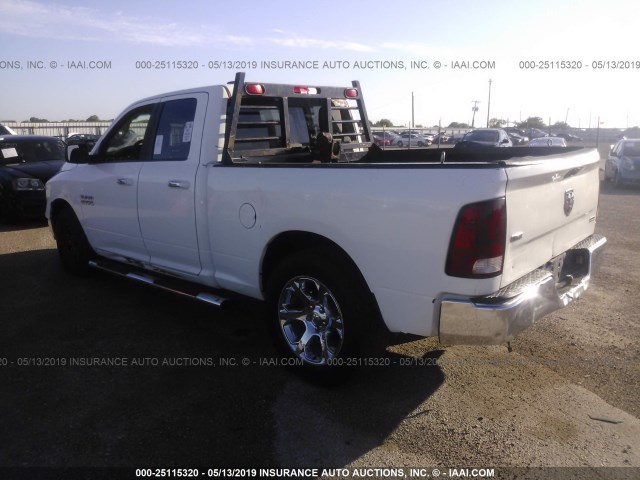 1C6RR6GP0DS608945 - 2013 RAM 1500 SLT WHITE photo 3