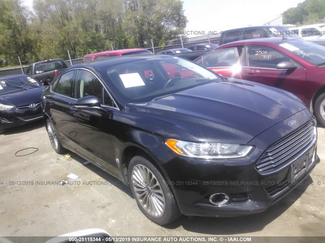 3FA6P0K96FR265506 - 2015 FORD FUSION TITANIUM BLACK photo 1