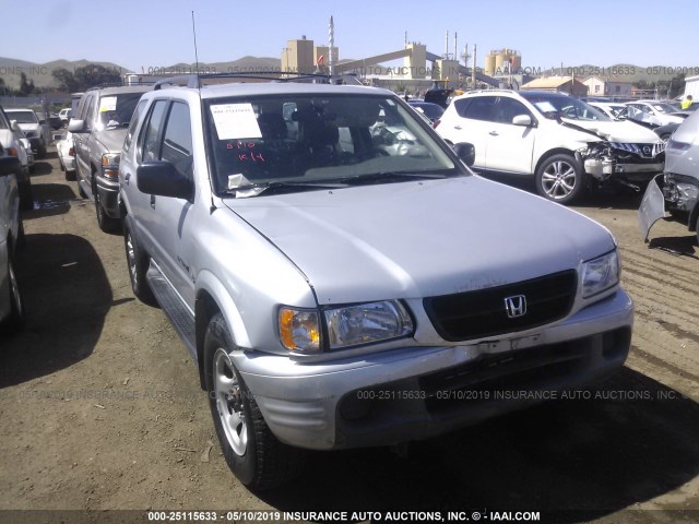 4S6DM58WXY4414664 - 2000 HONDA PASSPORT EX/LX GRAY photo 1