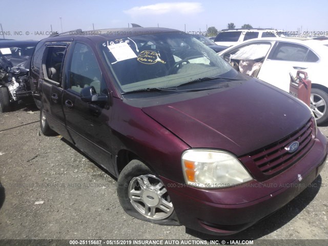 2FMZA52216BA47668 - 2006 FORD FREESTAR SEL MAROON photo 1