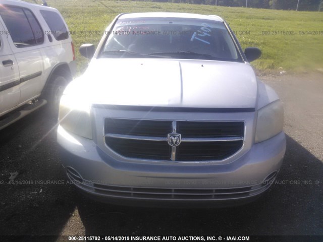 1B3HB48BX7D506370 - 2007 DODGE CALIBER SXT SILVER photo 6