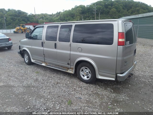 1GBFG15TX31229979 - 2003 CHEVROLET EXPRESS G1500  GOLD photo 3