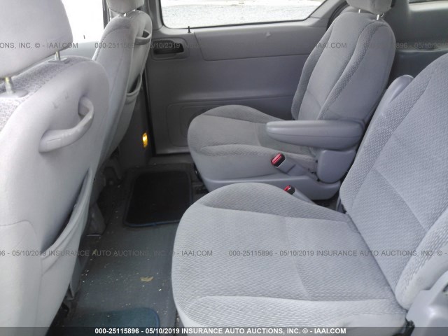 2FMZA5242YBA51779 - 2000 FORD WINDSTAR SE GRAY photo 8