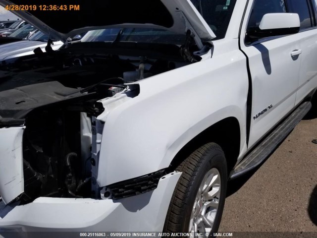 1GKS2GKC0KR250098 - 2019 GMC YUKON XL K1500 SLT WHITE photo 14