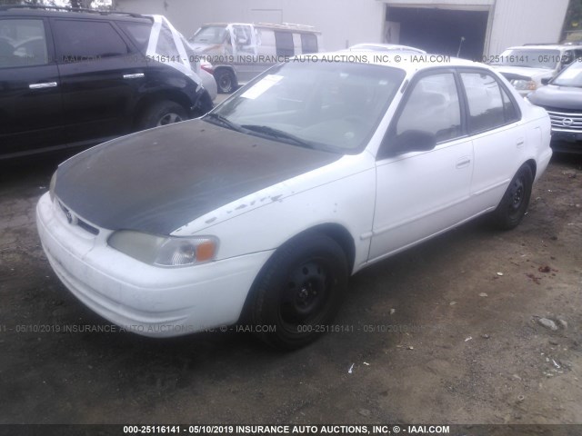 1NXBR18E0WZ135318 - 1998 TOYOTA COROLLA VE/CE/LE WHITE photo 2