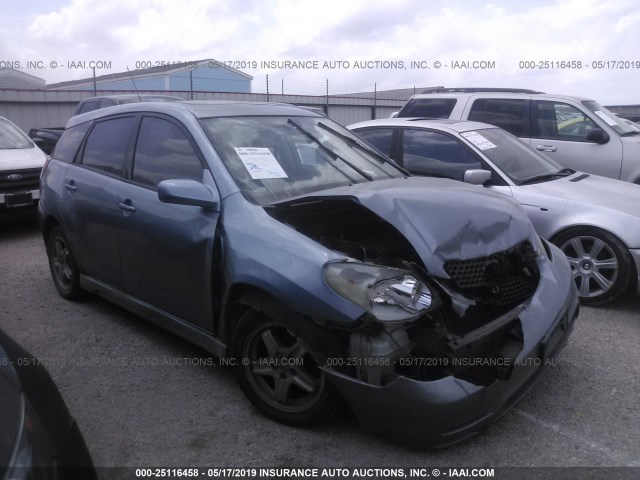 2T1KR32E33C066593 - 2003 TOYOTA COROLLA MATRIX XR BLUE photo 1