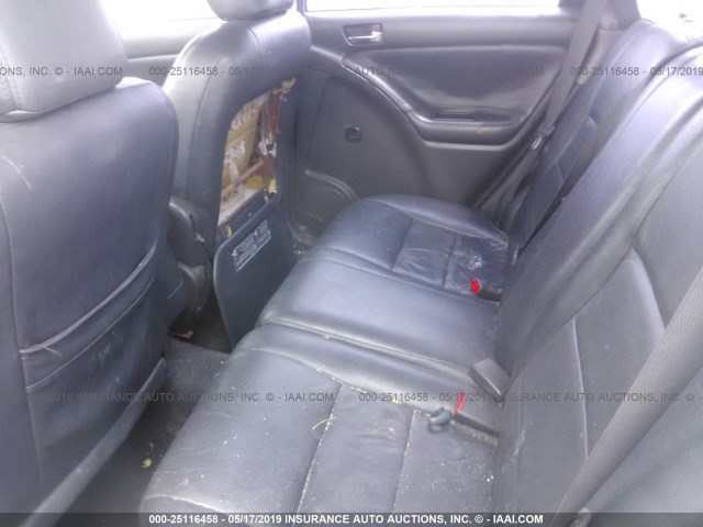 2T1KR32E33C066593 - 2003 TOYOTA COROLLA MATRIX XR BLUE photo 8