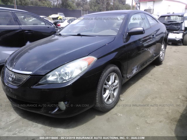 4T1CA38P56U089963 - 2006 TOYOTA CAMRY SOLARA SE/SLE შავი ფოტო 2