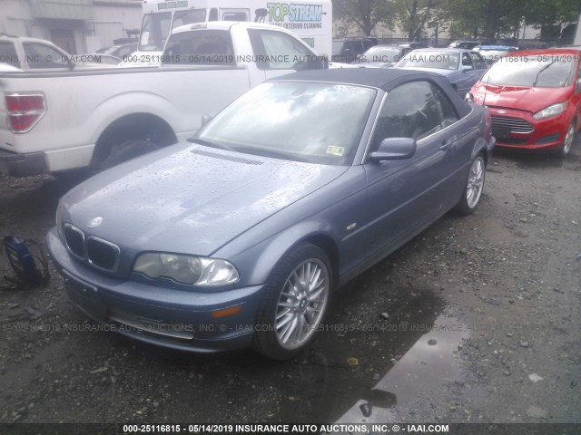 WBABS53442JU91942 - 2002 BMW 330 CI BLUE photo 2