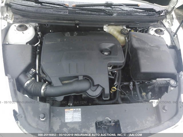 1G1ZC5EU3CF128704 - 2012 CHEVROLET MALIBU 1LT 白色 照片 10