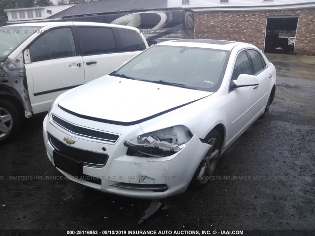 1G1ZC5EU3CF128704 - 2012 CHEVROLET MALIBU 1LT 白色 照片 2
