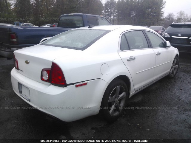 1G1ZC5EU3CF128704 - 2012 CHEVROLET MALIBU 1LT 白色 照片 4