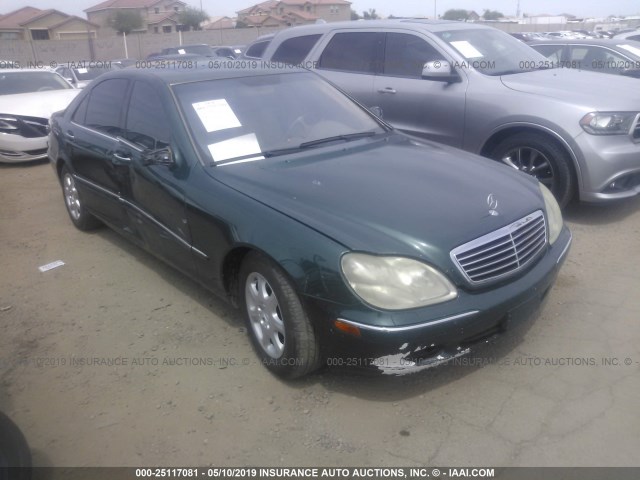 WDBNG75JX1A175801 - 2001 MERCEDES-BENZ S 500 GREEN photo 1