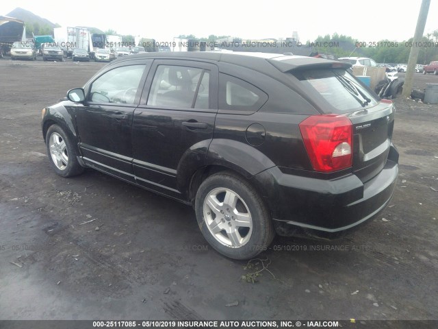 1B3HB48B38D552608 - 2008 DODGE CALIBER SXT BLACK photo 3