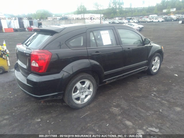 1B3HB48B38D552608 - 2008 DODGE CALIBER SXT BLACK photo 4