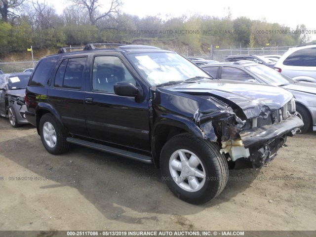 JN8DR09YX1W601032 - 2001 NISSAN PATHFINDER LE/SE/XE BLACK photo 1