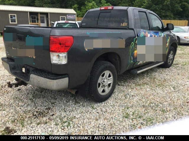 5TFRM5F1XCX043281 - 2012 TOYOTA TUNDRA GRAY photo 4