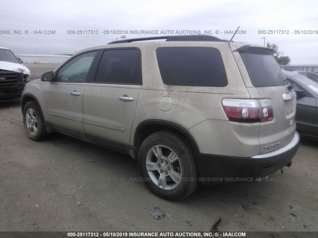 1GKER13718J271086 - 2008 GMC ACADIA SLE GOLD photo 3