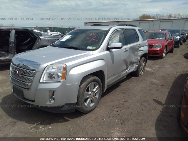 2GKFLWEK5E6203189 - 2014 GMC TERRAIN SLE SILVER photo 2