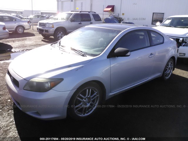JTKDE167950001189 - 2005 TOYOTA SCION TC ვერცხლისფერი ფოტო 2