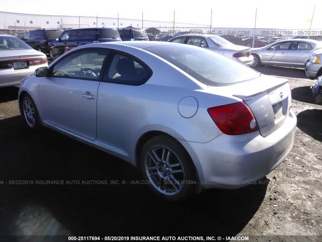 JTKDE167950001189 - 2005 TOYOTA SCION TC ვერცხლისფერი ფოტო 3