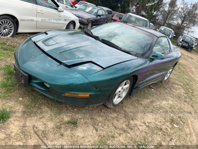 2G2FS22K5V2206357 - 1997 PONTIAC FIREBIRD GREEN photo 2