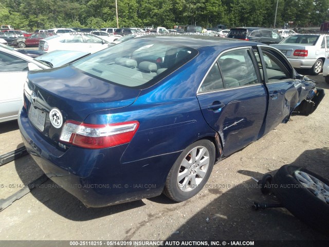 4T1BB46K58U044742 - 2008 TOYOTA CAMRY HYBRID BLUE photo 4