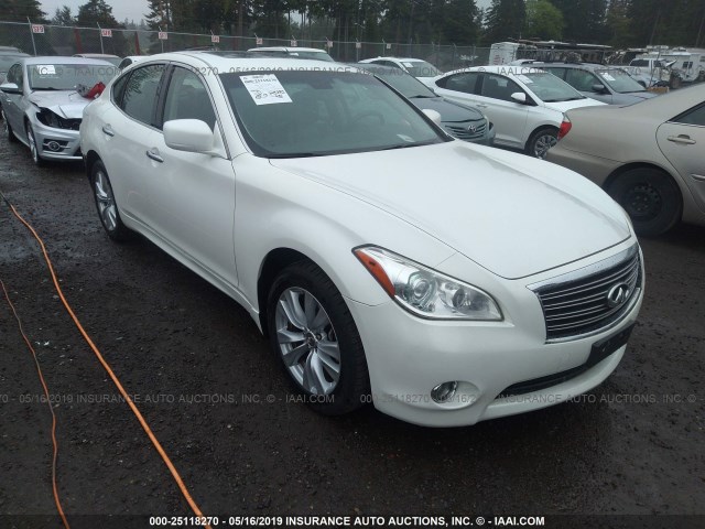 JN1BY1AR5BM373120 - 2011 INFINITI M37 X WHITE photo 1